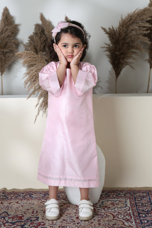 PEACH MINNIE CHARM DRESS